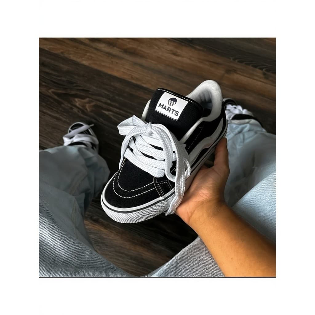 Calçado Tênis Kn Skate Estiloso Confortável Moda Novidade