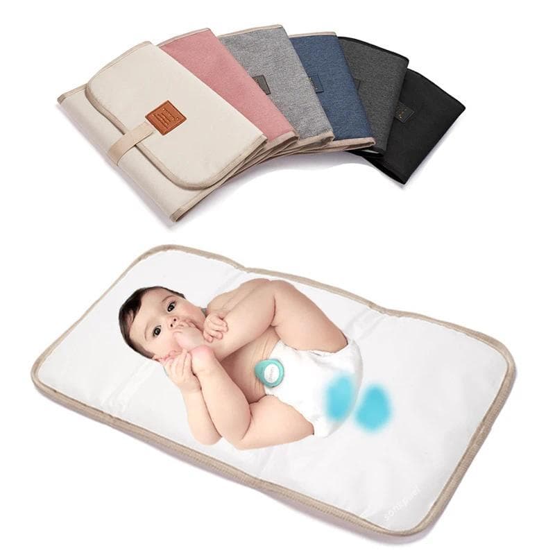 Almofada Dobrável Para Troca De Fraldas , Tapete Portátil Recém-Nascidos , À Prova D'água , Durável , Nylon , Folha Bebê