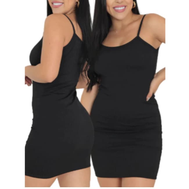 Novo Vestido Canelado feminino Mid Elegância e Conforto em um Único Vestido