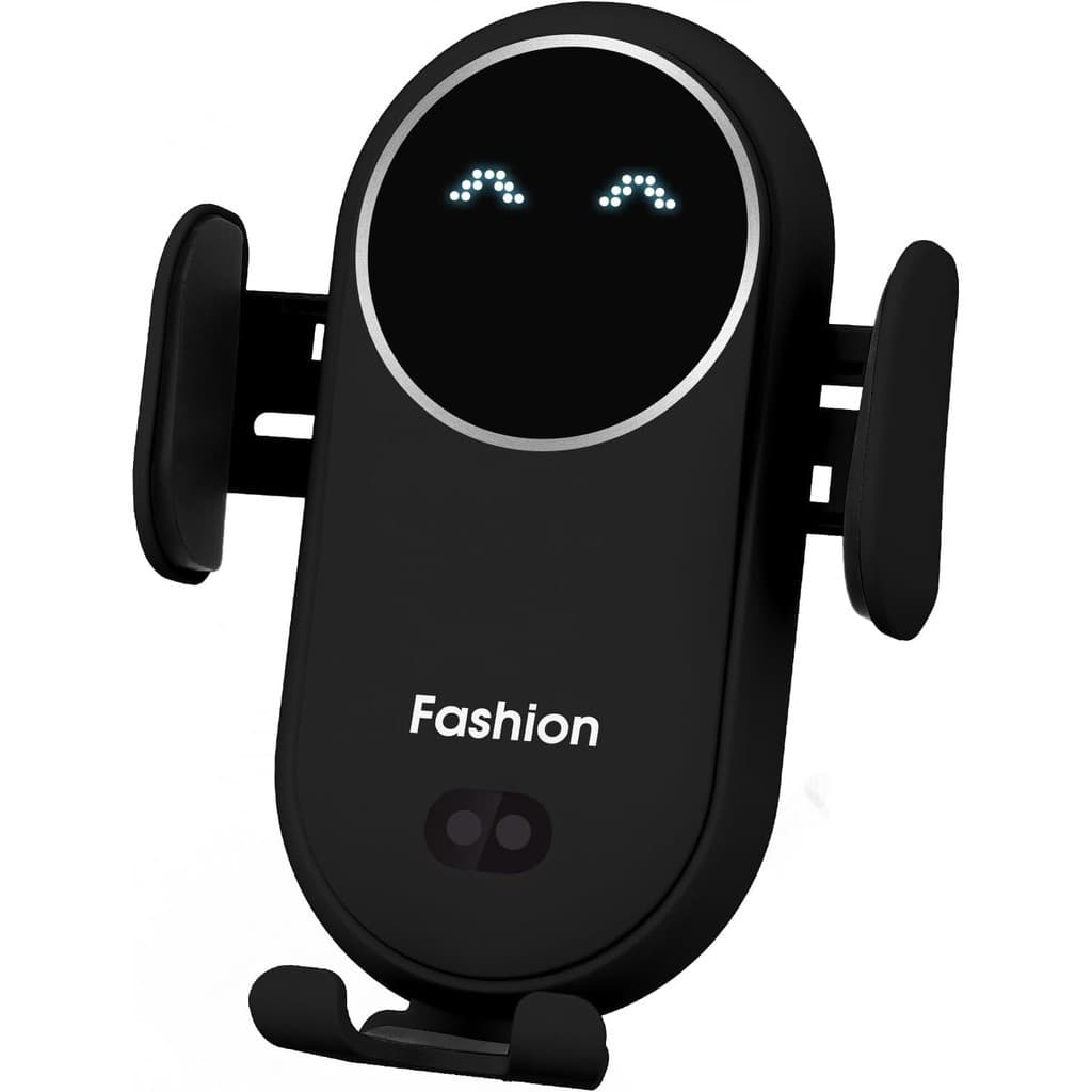 Carregador De Carro Sem Fio , Suporte De Telefone Para Ventilador De Ar Com Sensor Inteligente De Fixação Automática Com