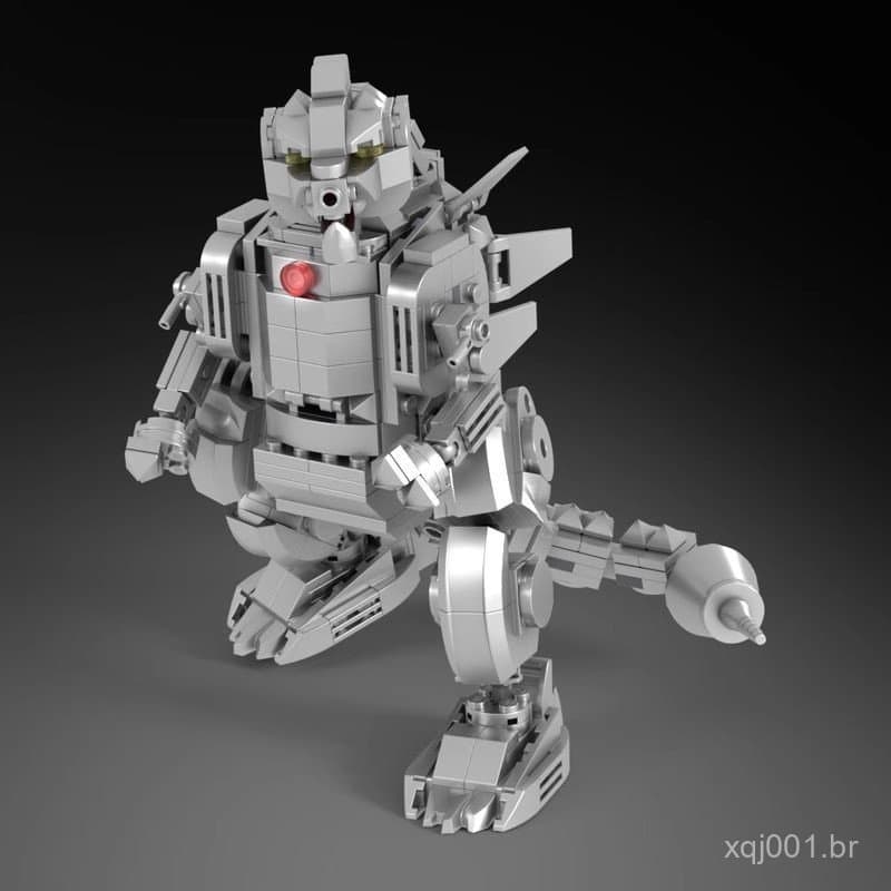 Blocos de montar MOC compatíveis com LEGO 166137 SD Godzilla, modelo criativo de monstro mecha, brinquedo de montagem pa