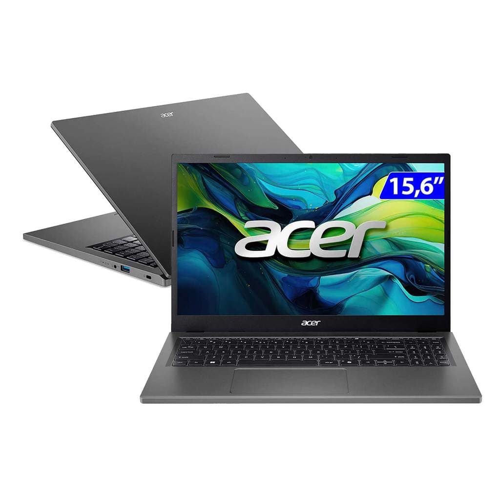 Notebook Acer Aspire 15 GO Intel Core I3 13.ª 64GB DDR5 SSD 2TB NVME Tela 15,3" WIN 11 HOME
