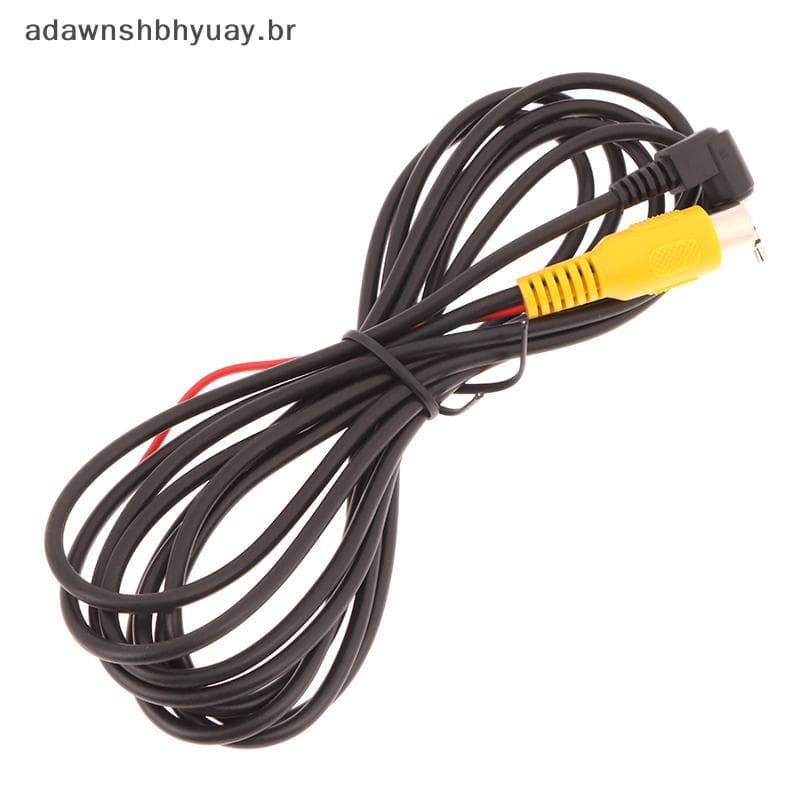 Adawnshbyuay 1Pc Cabo De Vídeo Para Navegador GPS RCA 2.5mm AV Conversor Visão Traseira Do Carro Câmera Estacionamento R