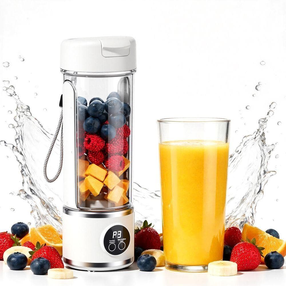 Espremedor Portátil , Motor Potente , Fabricante De Suco Fresco Com 3 Engrenagens | Liquidificador De Frutas Trava De Se