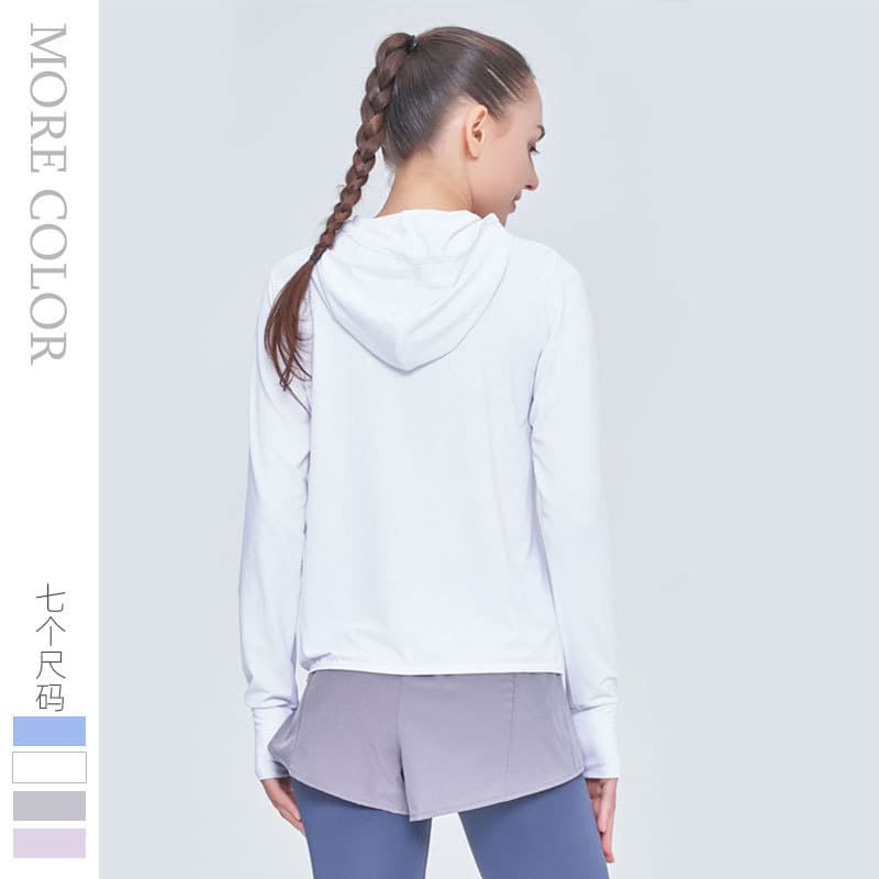 Jaqueta esportiva feminina solta tamanho grande gordura mm100kg roupas de Fitness de manga comprida roupas de secagem rá