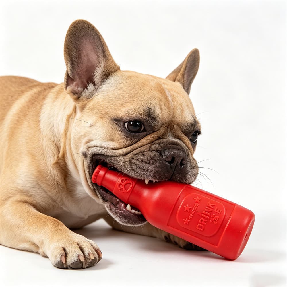 Brinquedo De Mastigar Para Cachorro Grande , Resistente À Mordida , Seguro , Brinquedos De Borracha Animais De Estimação