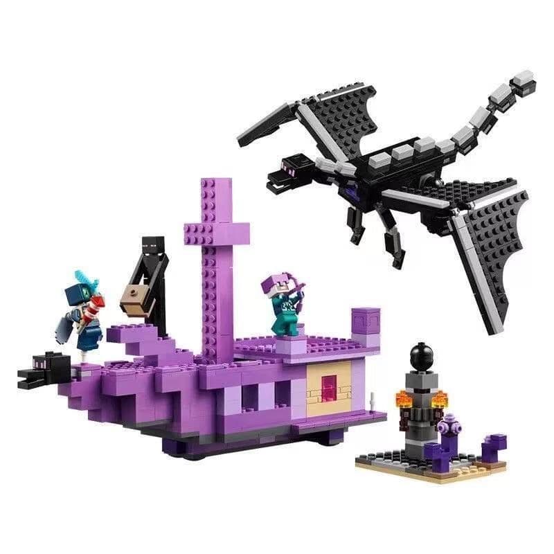 657 pçs final sombra dragão e o navio final blocos de montar compatível Lego blocos de construção novo produto menino br