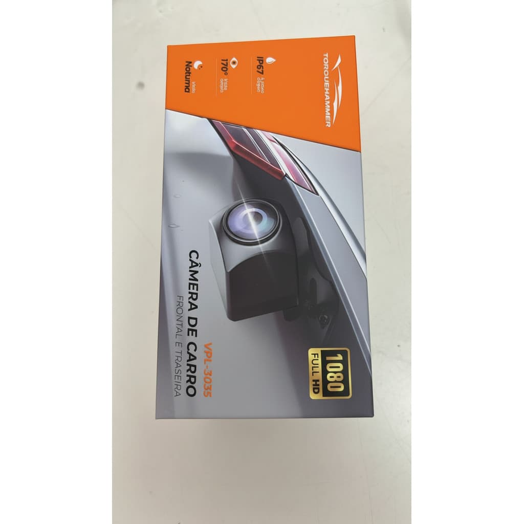 Câmera de Carro Frontal e Traseira 1080p Full HD 170° IP67 Torquehammer VPL-3035