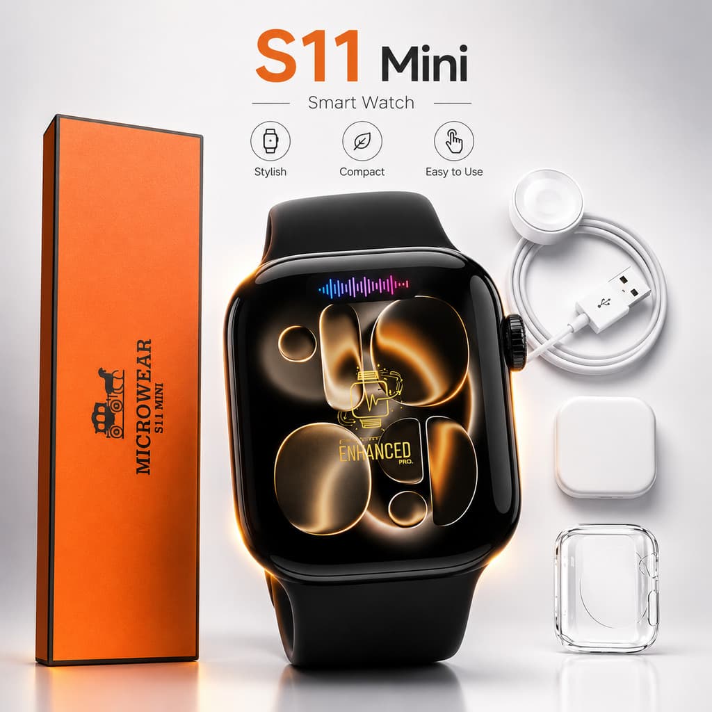 Relógio Microwear Smartwatch S11 Mini Series 11 42mm Whatsapp Gps Nfc 