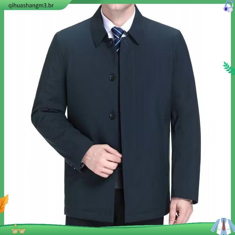 Oferta especial Jaqueta acolchoada de algodão Jaqueta masculina de meia-idade High-end Business Leader Cady Jaqueta acol