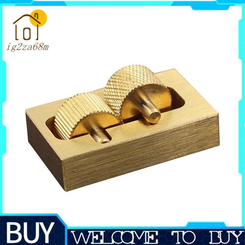 Mini Caixa De Óleo De Borda Couro Artesanato Escultura Ferramenta Ferramentas De Trabalho De Cobre Puro DIY Rolo De Cost