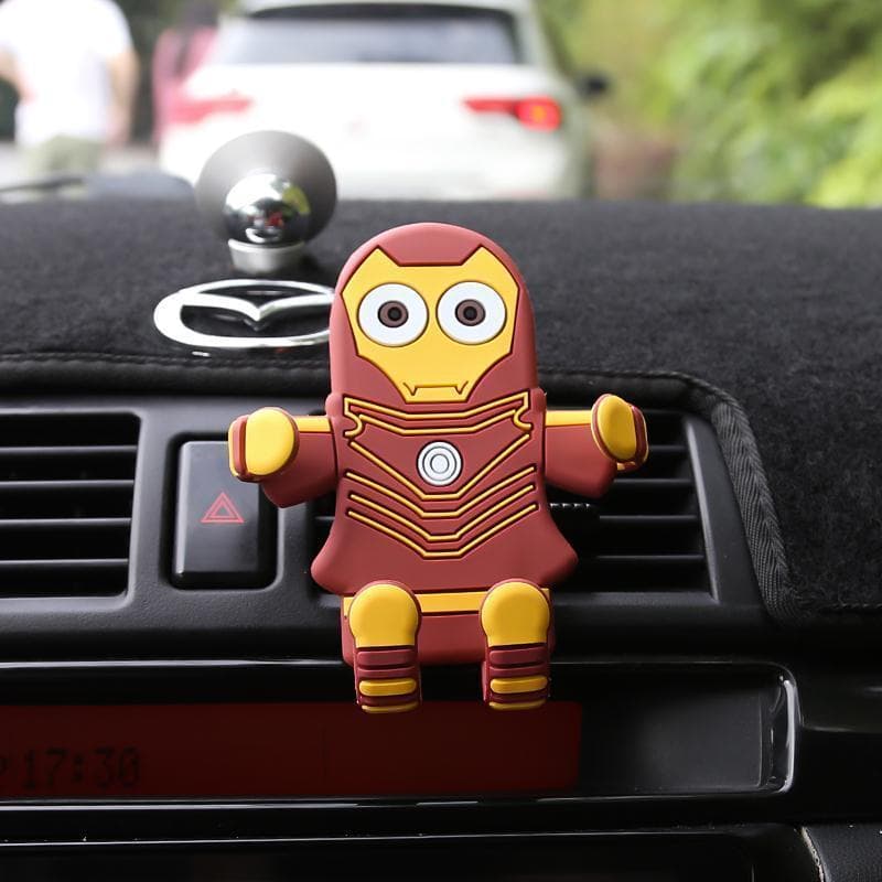 Suporte do telefone móvel do carro saída de ar Snap-on carro suporte do telefone móvel navegação carro dos desenhos anim
