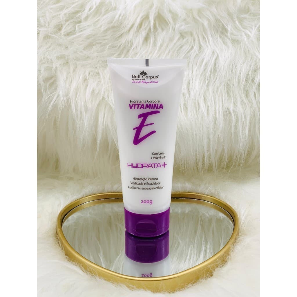 Hidratante Corporal Bell Corpus Creme Corporal Vitamina E 200g Pele Macia Hidratação e Maciez