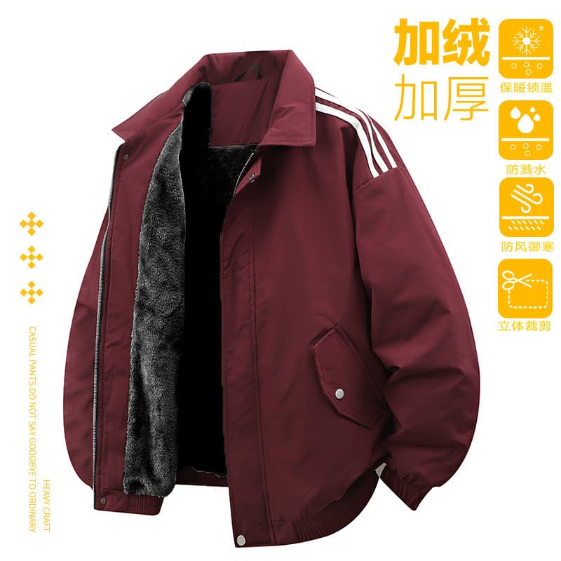 Jaqueta de gola alta masculina moda na moda jaqueta masculina manga manguito outono jaqueta berinjela simples público ou