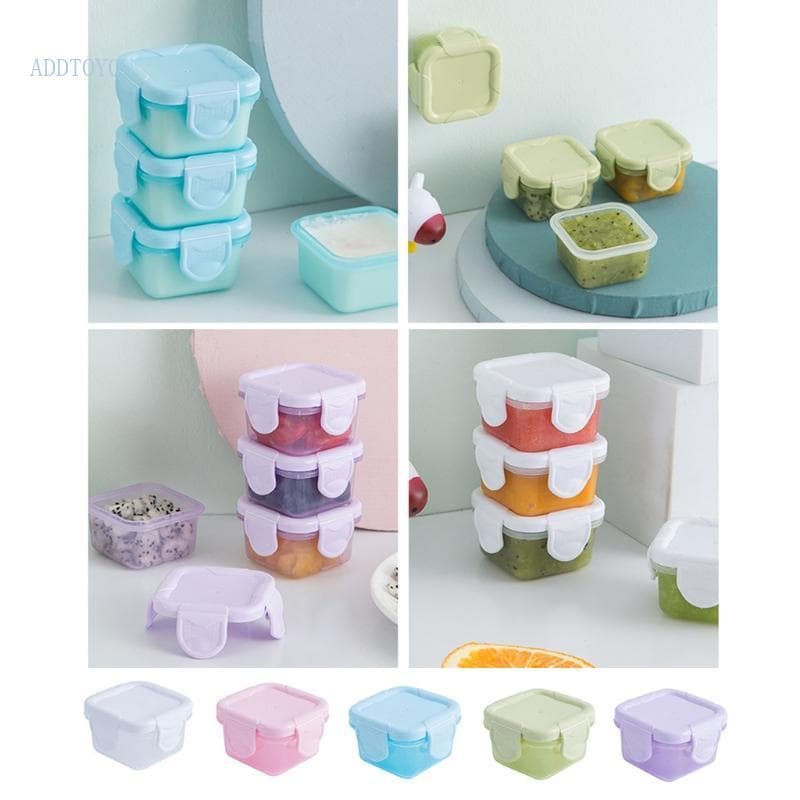 Time 4 x 60ml Recipiente De Leite Em Pó Para Bebê Lanches Infantis Armazenamento De Alimentação 6 Cores