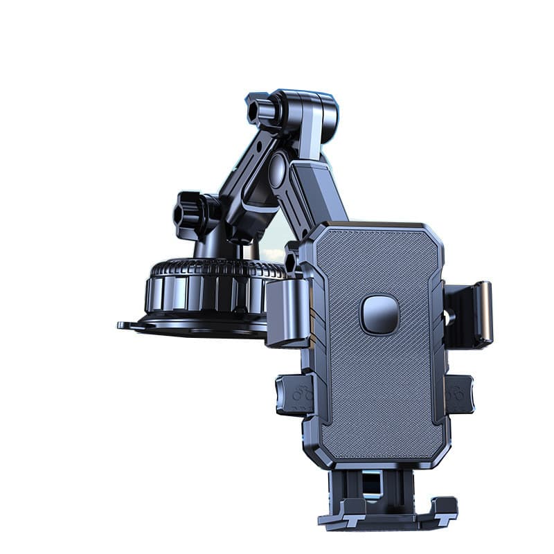 Suporte para carro com múltiplos ângulos de inclinação, suporte de navegação com ventosa, base estável para ajustar o te