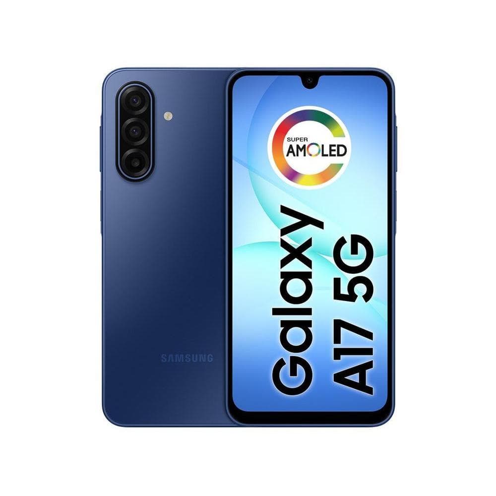 Celular Samsung Galaxy A17 128GB 5G 4GB RAM Azul 6,7" Câm. Tripla + Selfie 13MP