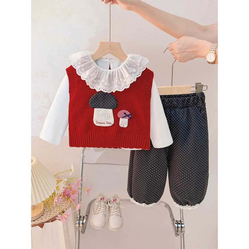 Bebê menina Super bonito pequeno terno roupas de outono do bebê crianças roupas menina primavera outono dopamina menina 