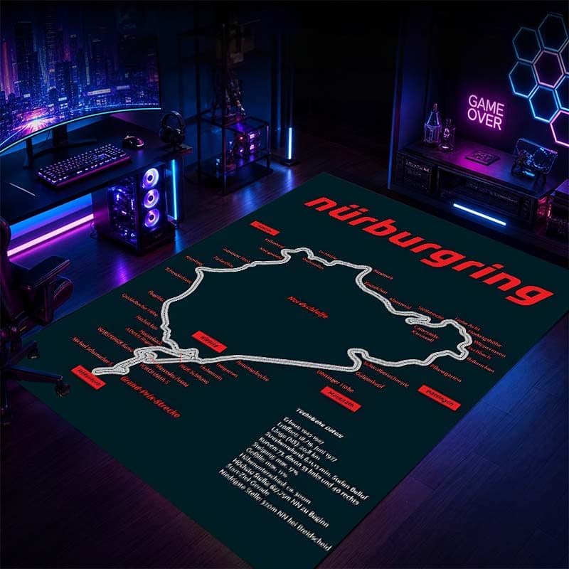 Casa Entrada Capacho Corredor Tapete Nurburgring Pista De Corrida Sala Estar Tapetes Pé Antiderrapante Decoração Para