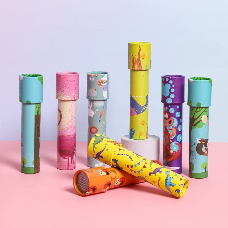 Kaleidoscópio Mágico Clássico de Tamanho Médio, Brinquedo de Experimento Científico Infantil, Brinquedo Educativo de Int