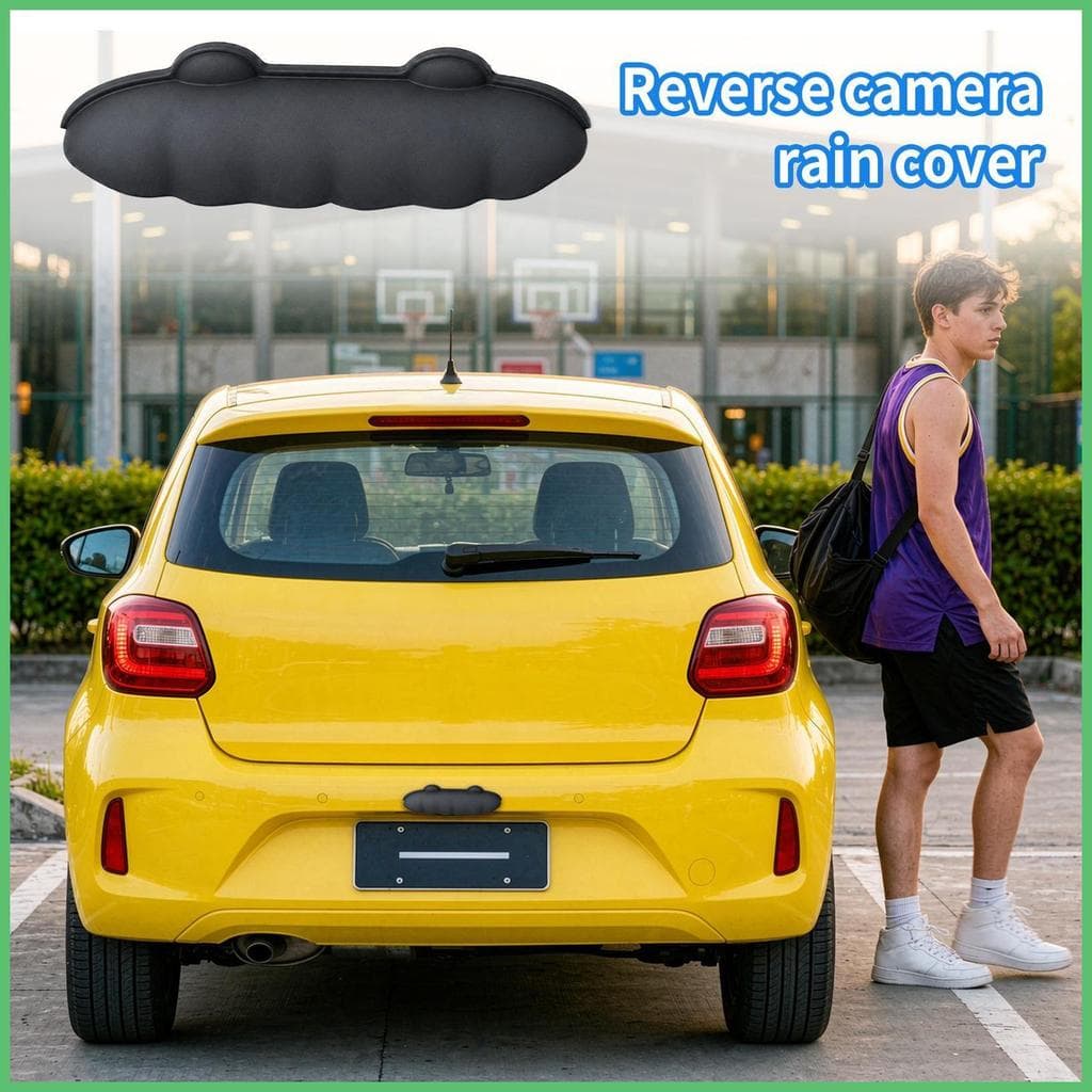 Câmera De Backup Escudo Chuva Invertendo Guarda Carro Visão Traseira Capa Para Viagem Estrada Deslocamento Diário decfey