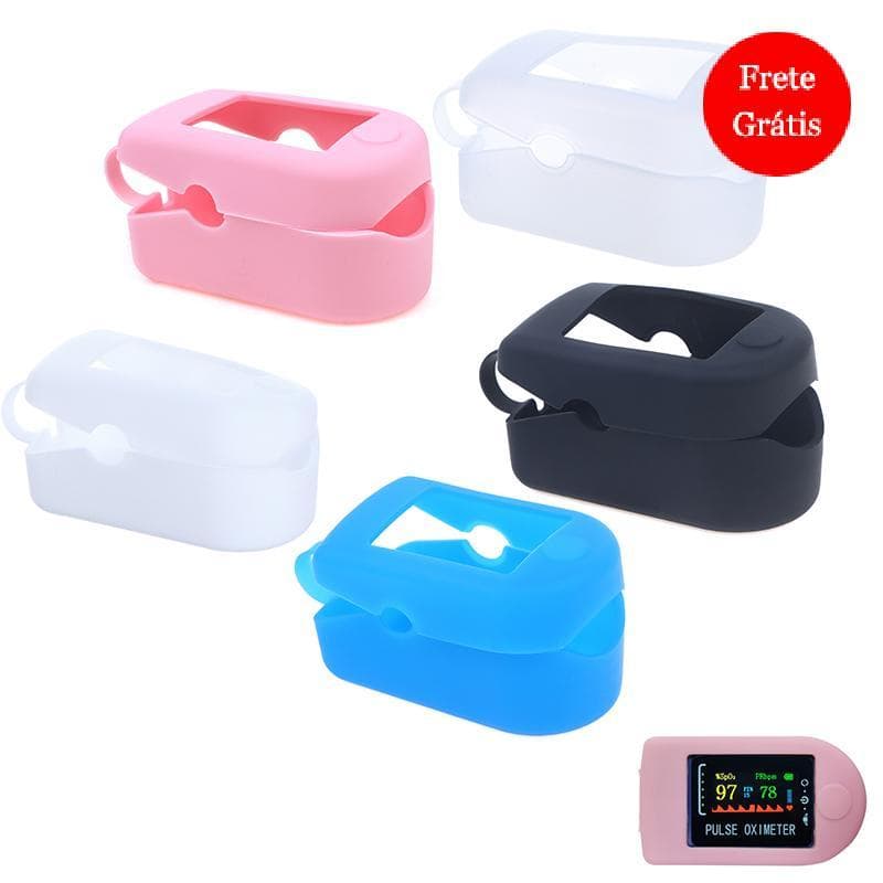 [Youngmg] Bolsa De Armazenamento De Silicone , Clipe De Dedo , Oxímetro , Capa Protetora Suporte Protetor , Pulso Braet 