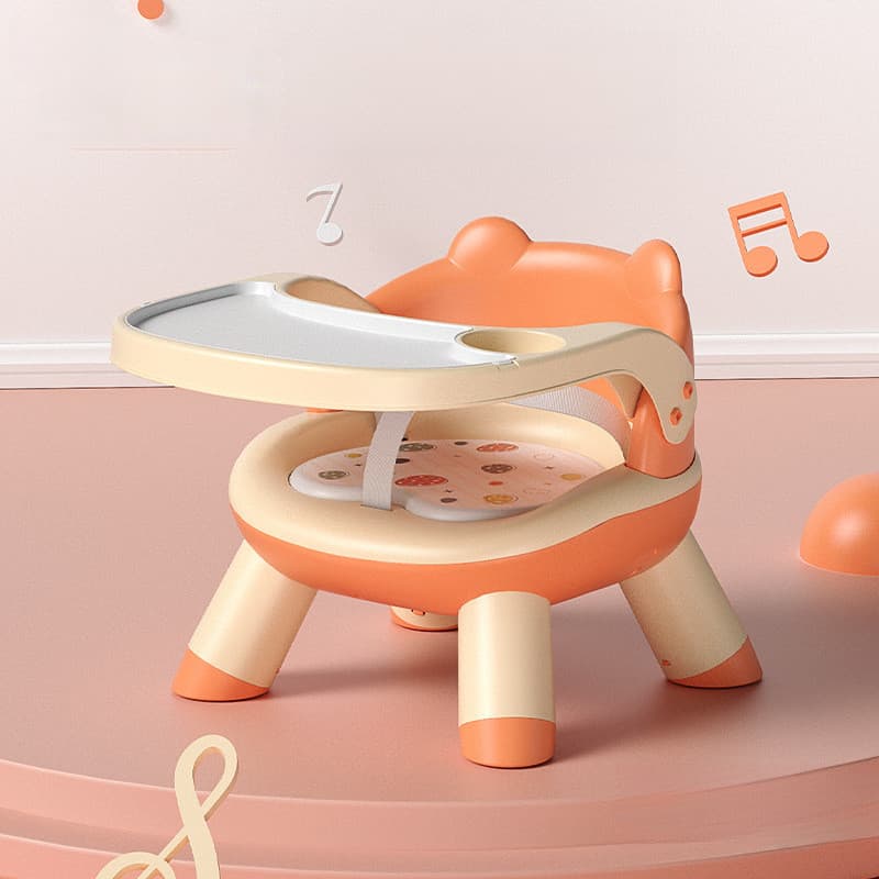 Cadeira de jantar infantil, cadeira de carro para bebê, cadeira com encosto, banquinho de desenho animado
