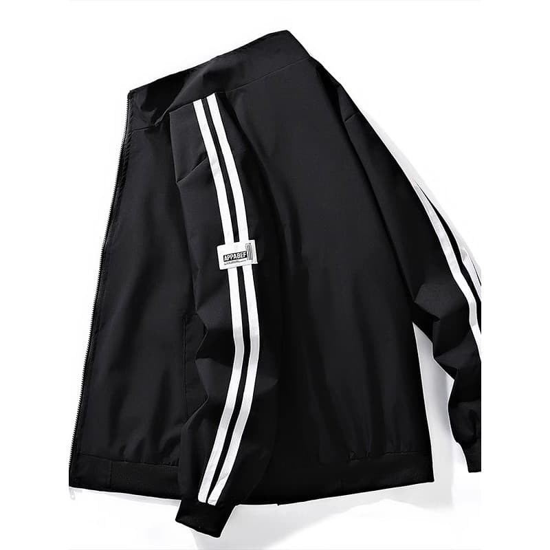 Primavera outono jaqueta masculina na moda gola alta jaqueta masculina All-Match solto bonito Casual fino roupas superio