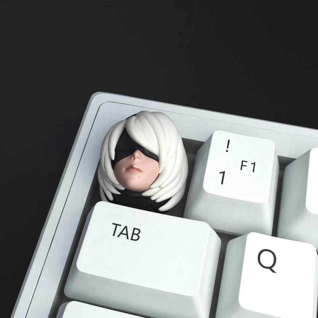 Niel Era Mecânica 2b Keycap Teclado Mecânico esc Personalizado Estéreo Yolha Keycap Criativo Keycap