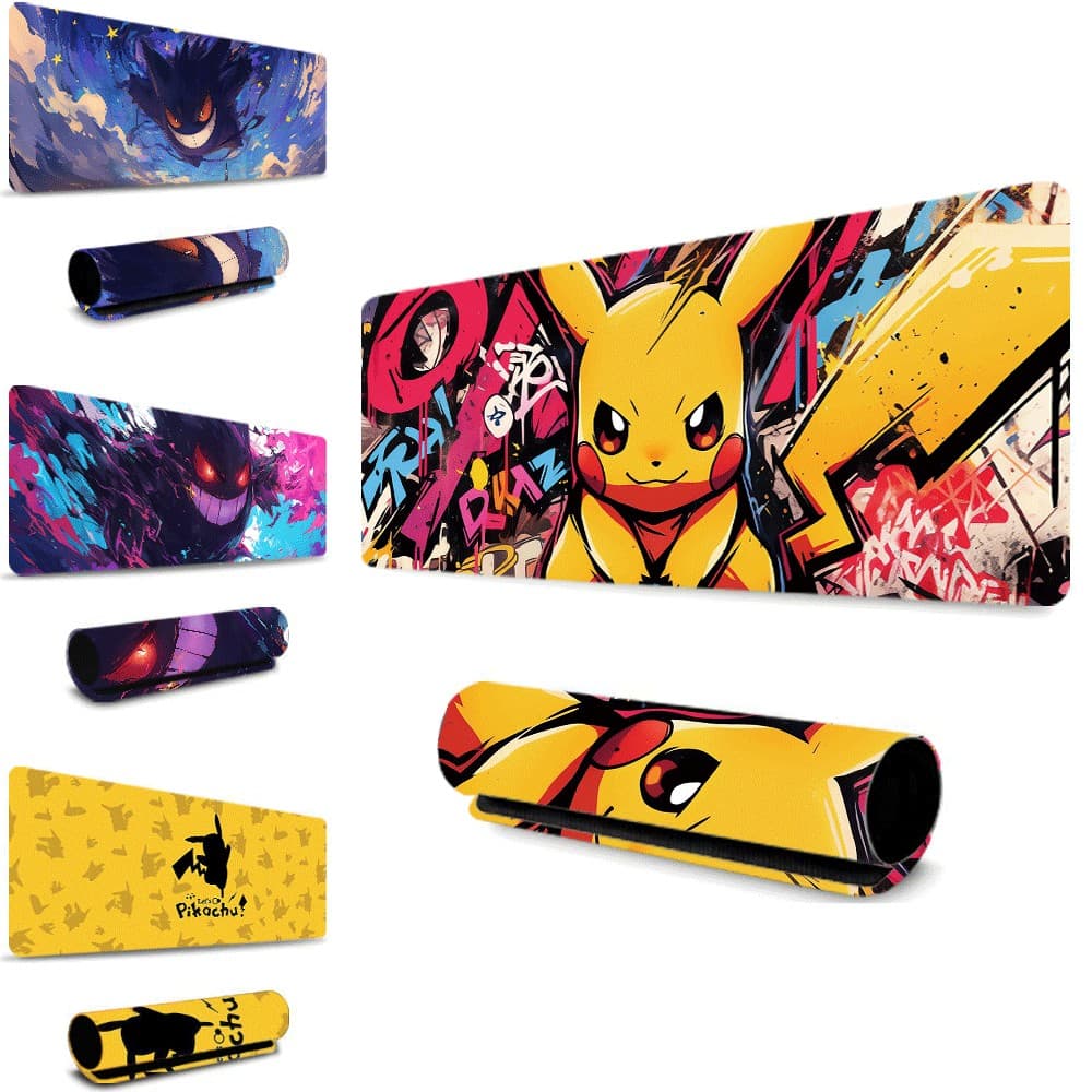 Grande Fantasma Pokémon Personagem Impressão Mouse Pad Antiderrapante Tapete De Jogos De Alta Precisão PC Notebook Gamer