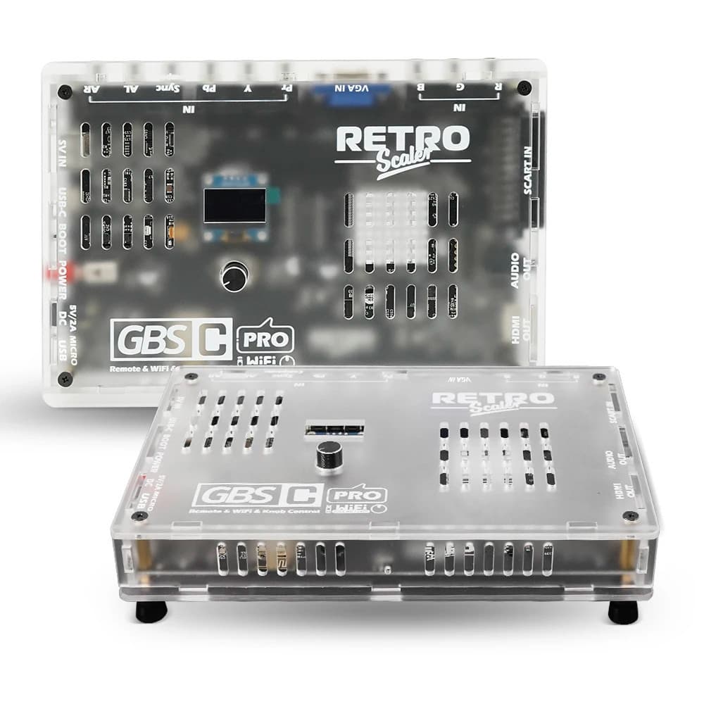 RetroScaler GBS Control Pro Upscaler HDMI Consoles Retrô RGB Componente S-Video Composto
