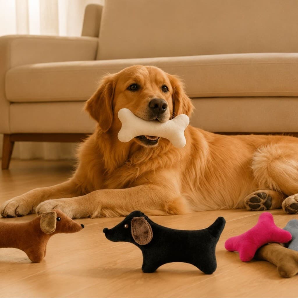Brinquedo Para Cachorro Bichinho De Pelúcia Brinquedo Para Pet Ossinho Peixinho Cachorro Salsicha