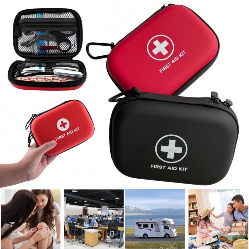 Bolsa kit primeiros socorros portátil para viagem camping emergência desastres acessórios sem remédios