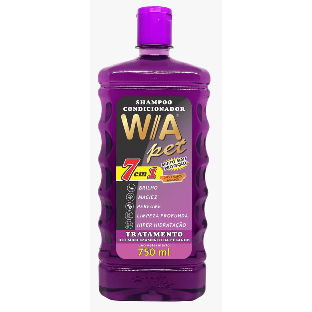 Shampoo 7 Em 1 Shampoo E Condicionador Hidratação Para Cães E Gatos Adultos