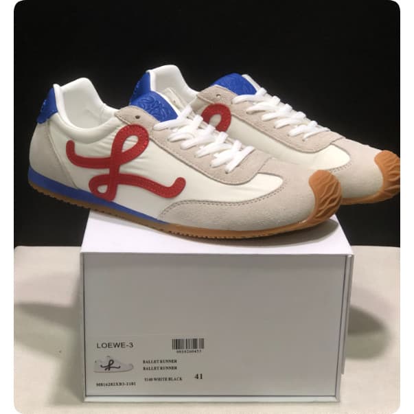 LO E-WE Ballet Runner 2.0, tênis retrô de sola fina, calçados casuais versáteis, tênis esportivos de treinamento alemão,