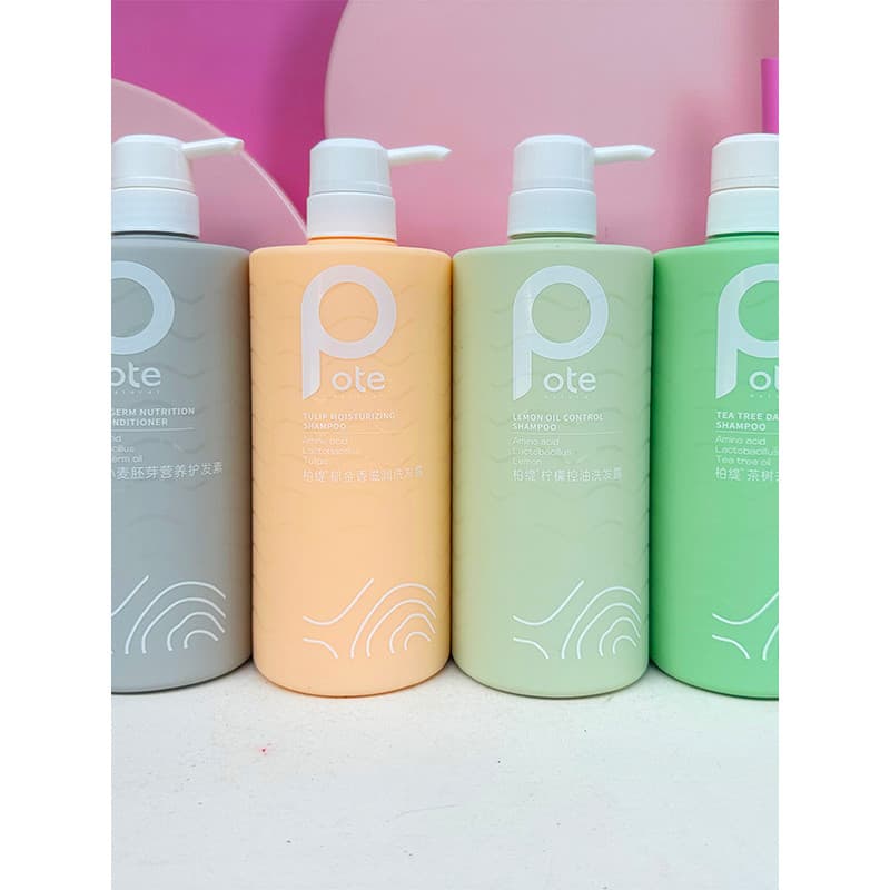 Botty Lemon Oil Control Shampoo Tulipa Hidratante Tea Tree Anticaspa Refrescante Fofo Macio Shampoo Brilhante