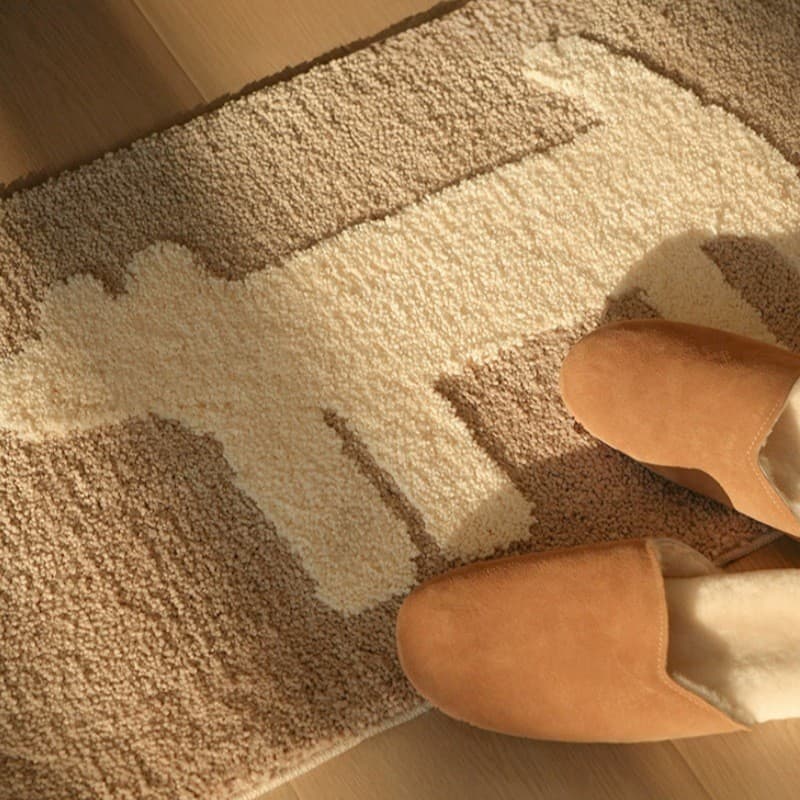 Tapete absorvente simples, tapete antiderrapante para banheiro doméstico, sala de estar, quarto, porta de cabeceira
