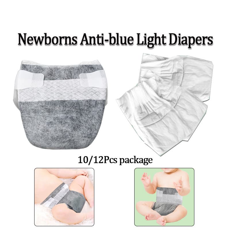 Fraldas De Fototerapia Para Recém-Nascidos , Anti-Luz Azul Terapia De Preta/Branca , Papel Ultrafino