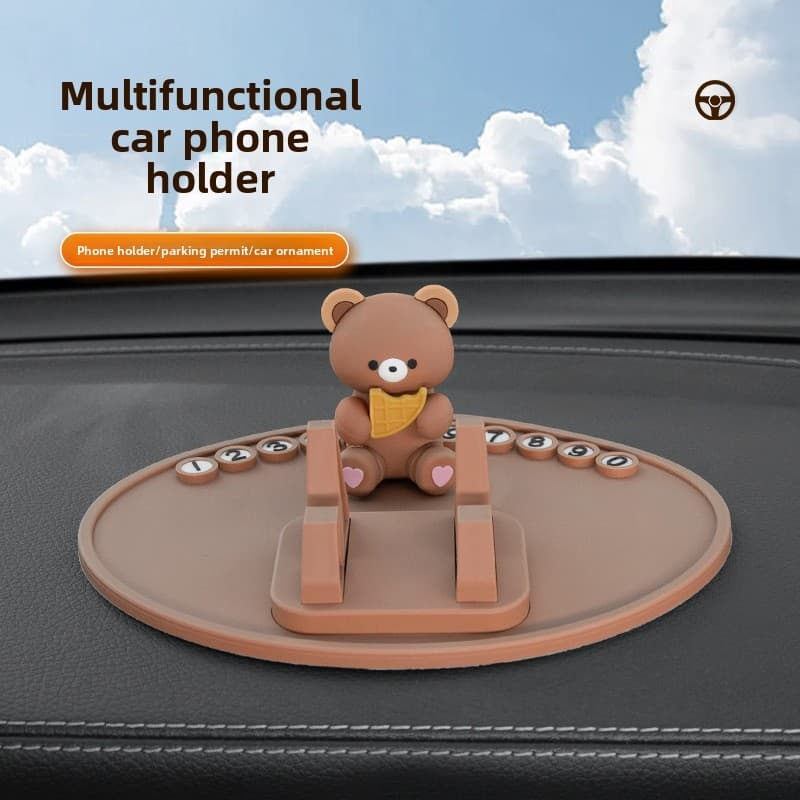 ENVIO RÁPIDO Suporte Multifuncional para Telefone no Painel do Carro, Suporte para Placa de Estacionamento, Suporte de N