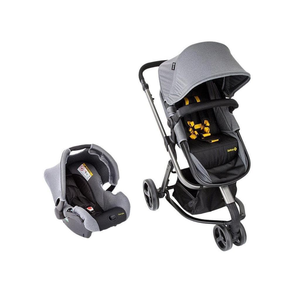 Carrinho de Bebê com Bebê Conforto Safety 1st TS Mobi Duo 3 Rodas até 15kg