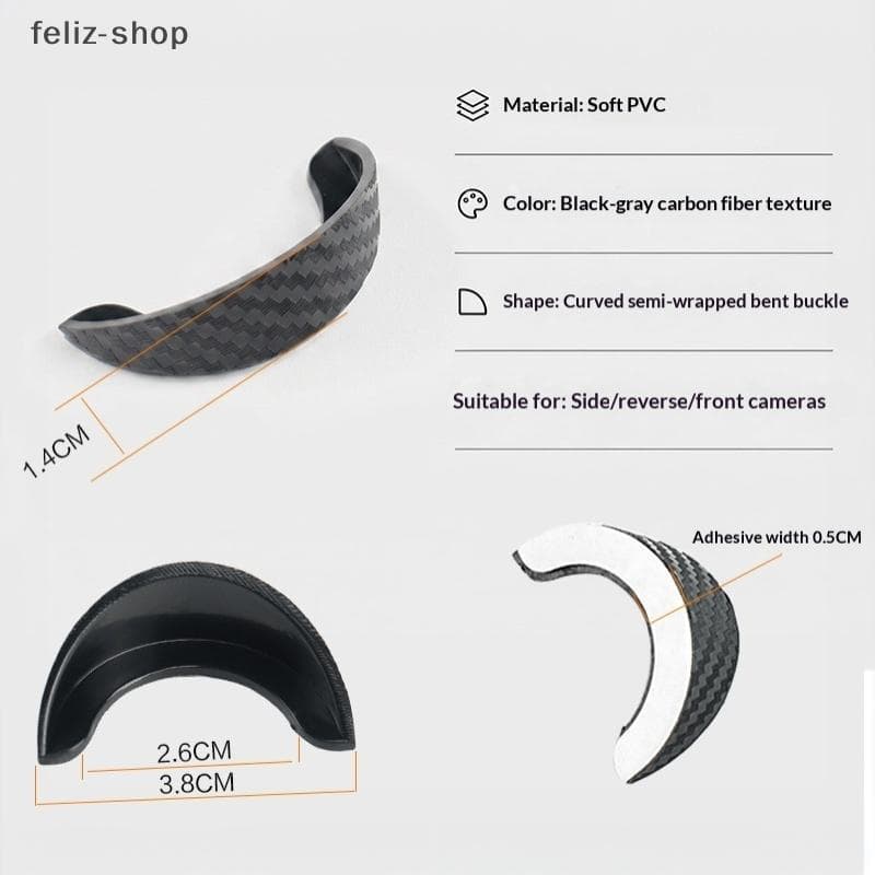 Câmera De Visão Traseira Do Carro Viseira Chuva Capa Protetora À Prova Dwaterproof Água Baup Sun Sombra Escudo Universal
