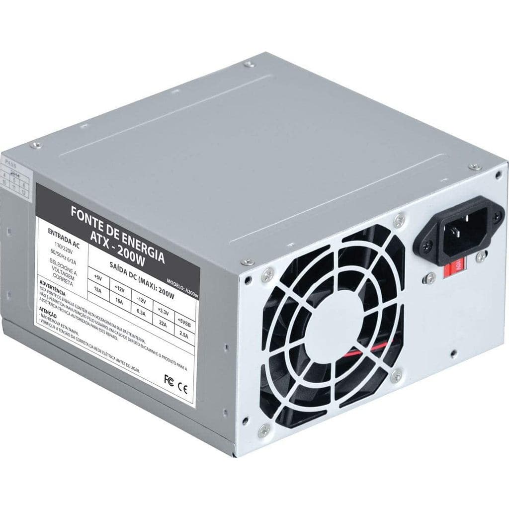 Fonte Usada  ATX 200w Varias Marcas com Garantia