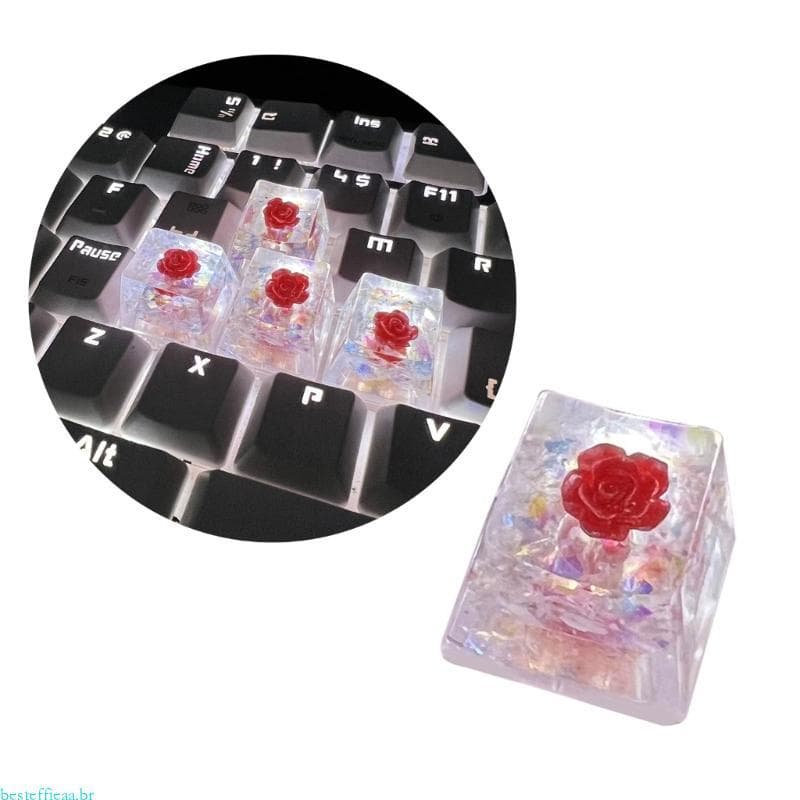 besteffie Resina Keycap Perfil OEM Para Teclados Mecânicos Backlights Jogo Teclado Computador 1PC