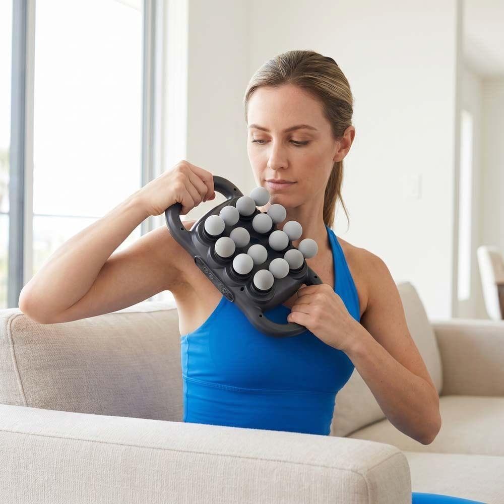 Massageador De Fáscia  De 16 Cabeças , Dispositivo De Massagem De Tecidos Profundos De Alta Frequência Muscular