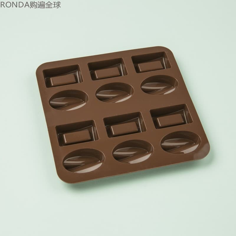 Itália importado Gamme Gourmet fantasia tridimensional DIY molde de Silicone para cozimento de Chocolate caseiro 12 cons
