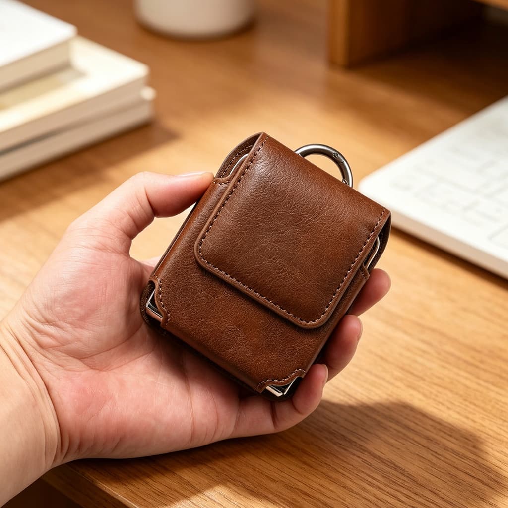 Nova bolsa pequena para celular adequada para Samsung zflip7/6/5 Bolsa de cintura Huawei PocketS Bolsa para celular oppo