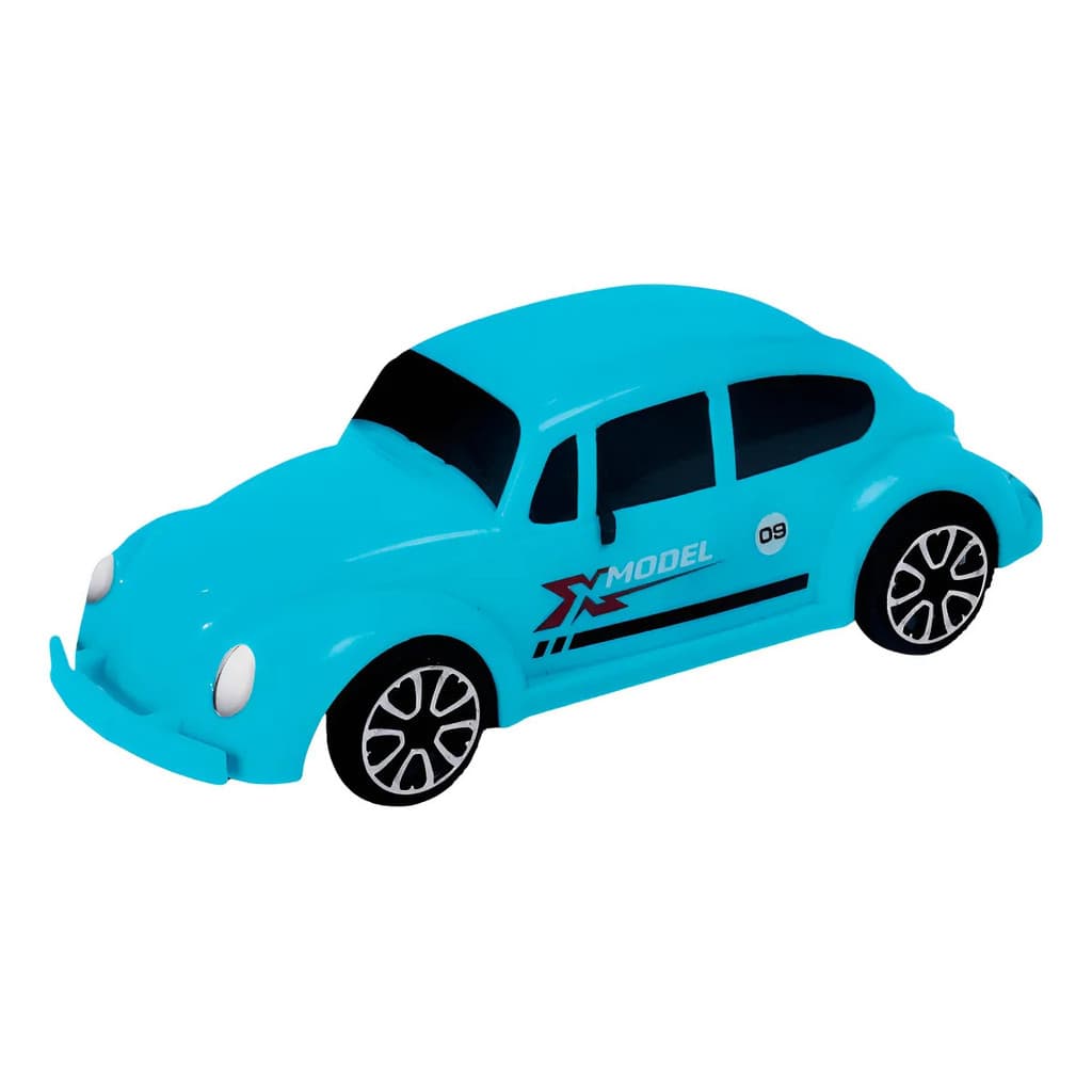 Carrinho Controle Remoto Fusquinha Quatro Mania Brinquedo Infantil Carro Clássico 1 Unidade