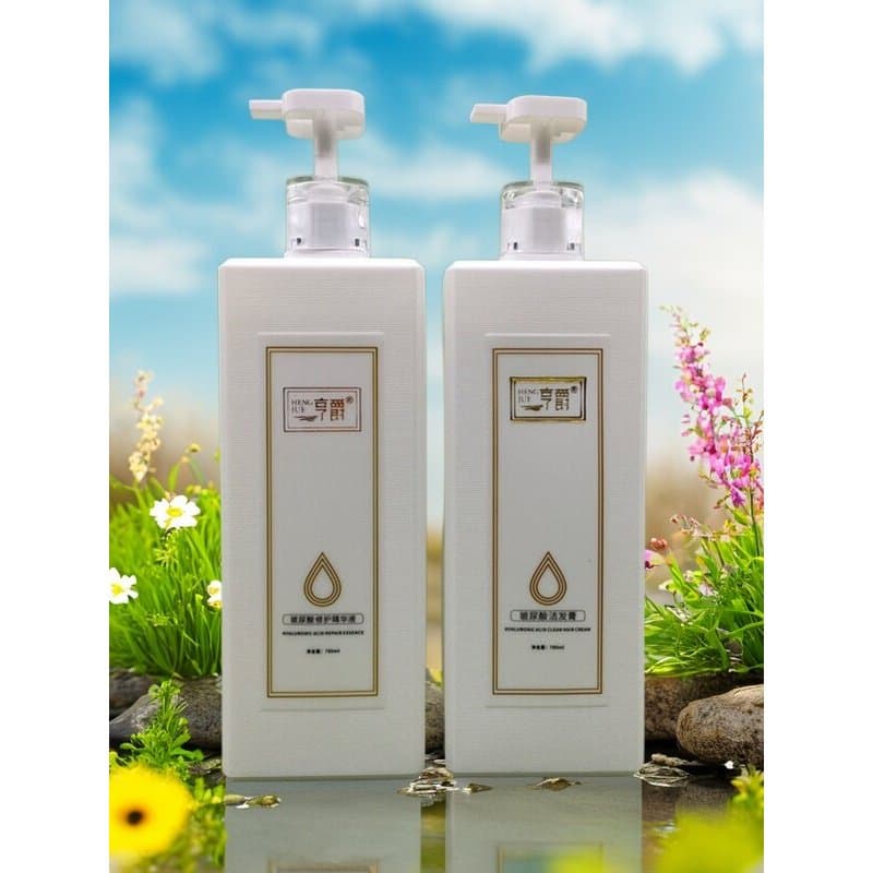 Hengjue ácido hialurônico reparação essência hidratante controle de óleo Shampoo anticaspa melhora o tingimento permanen
