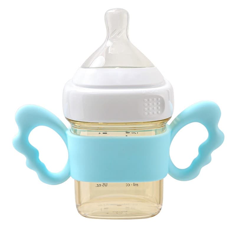 Adequado para hegen garrafa de bebê urso Medela mamadeira Universal bebê elefante mamadeira crua alça de asa de bebê