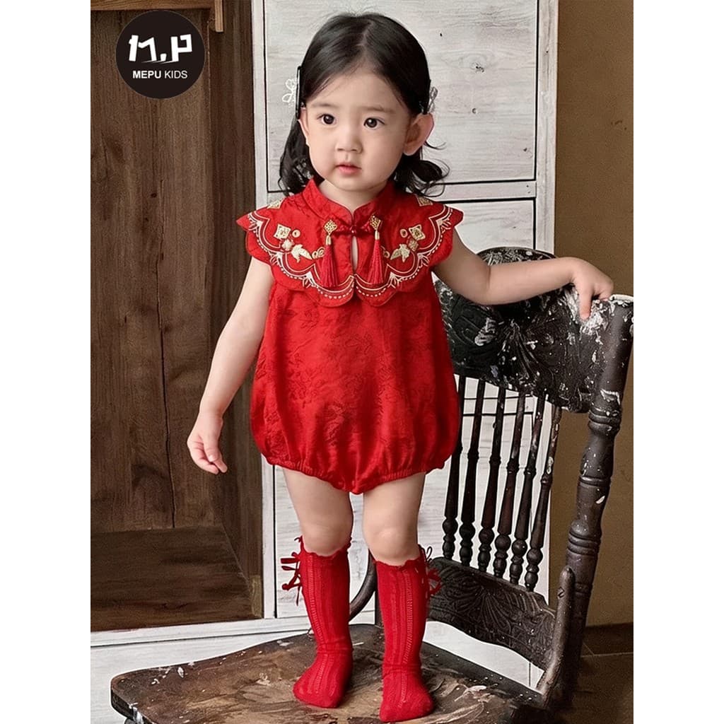 Roupas de bebê roupas de verão roupas de bebê recém-nascido menina estilo chinês Hanfu mês inteiro cem dias pegar semana